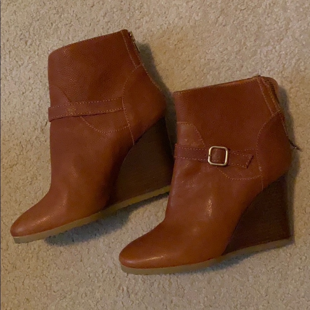 J.Crew Emmett wedge ankle boots
